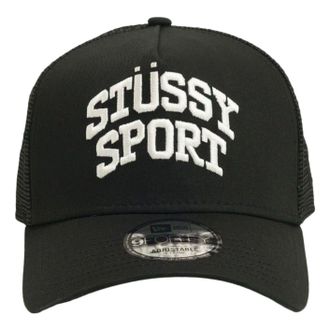 St&uuml;ssy New Era 9Forty Sport Trucker Black 1311247-BLAC