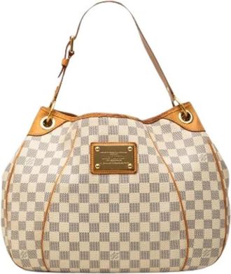 Louis Vuitton Pre-owned Galliera PM - Dames - Vintage Schoudertas - Wit - ONE Size - Leer - Vintage