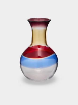 VENINI Gio Ponti Fasce Hand-Blown Murano Glass Vase (12in/30cm)