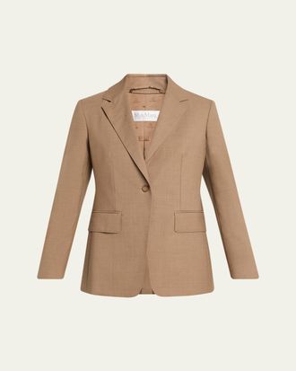 Max Mara Circense Single-Button Wool Jacket