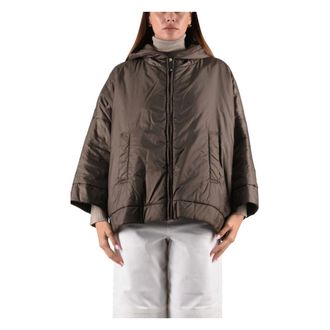 Max Mara The Cube gewatteerde jas - Dames - Jassen - Bruin - Maat: S Zijde