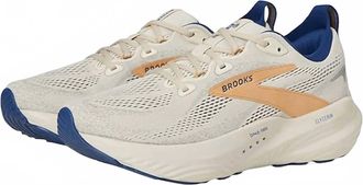 Brooks Mens Glycerin 22 Running Shoes In Moonbeam/blue/taffy