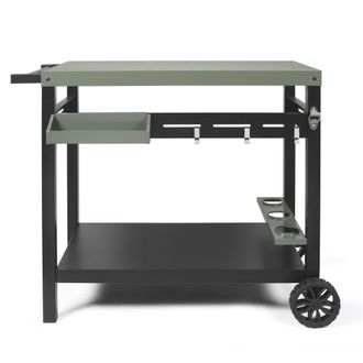 Livoo Carrito De Servicio Color Caqui, 100,5 X 63 X 81 Cm - Gs167v - Livoo