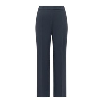 Etro Etro, Wide Trousers, female, Blue, Size: M Textured Trousers