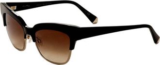 Kate Young for Tura Womens K511-BLK-52 K511 52 BLK Sunglasses - Black - One Size