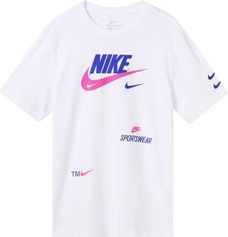 Nike Alphabet Sports Short Sleeve White CU0079-100