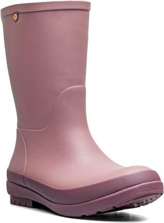 Bogs Amanda II Waterproof Rain Boot in Rose at Nordstrom, Size 12