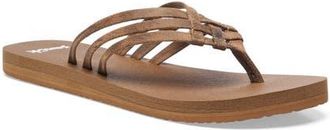 Sanuk Yoga Sandy Flip Flop in Ojai Tan at Nordstrom, Size 11