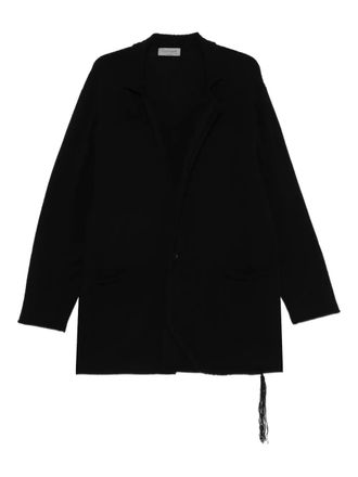 Yohji Yamamoto wool cardigan - Black