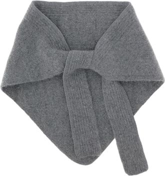 Jacquemus Le Chale Gros Grain Wool-Blend Shawl Scarf