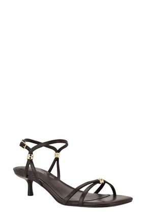 Calvin Klein Rivine Ankle Strap Sandal in Dark Brown at Nordstrom, Size 6.5