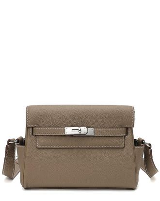 Tiffany & Fred Top-Grain Leather Messenger Bag