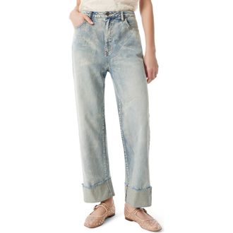 Robert Rodriguez Cuffed Wide Leg Jeans in Hypnosis at Nordstrom Rack, Size 16