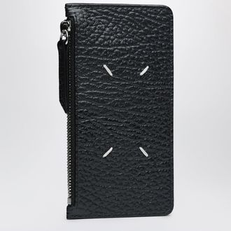 Maison Margiela Black Four Stitches long card holder