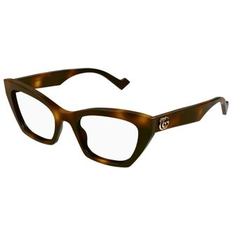 Gucci Glasses, unisex, Brown, Size: 52 MM Optical Frame