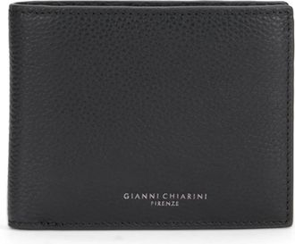 Gianni Chiarini Leren Portemonnee - Heren - Portefeuilles - Zwart - ONE Size - Accessoires