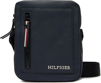 Tommy Hilfiger Mini Pique Crossbody Tas - Heren - Schoudertassen - Blauw - ONE Size - Tassen