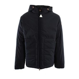 Moncler Short Down Jacket - male - Moncler - Winter Jackets - Blue - L - Jackets