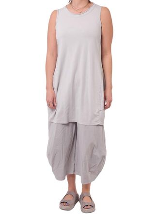 Rundholz Long Tank Top In Grey
