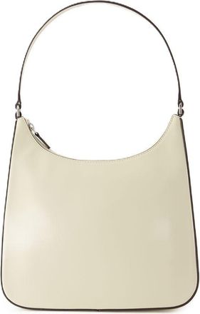Staud Womens Alec Shoulder Bag Beige Calfskin