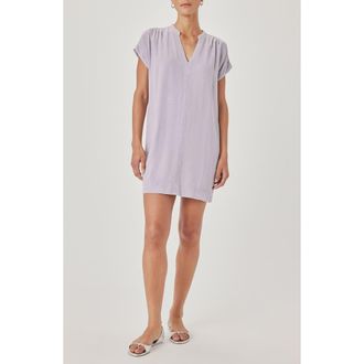 Splendid Short Sleeve Shift Dress in Lavender Purple at Nordstrom Rack, Size X-Small