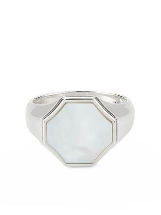 Emanuele Bicocchi Anello a sigillo Hex - Argento