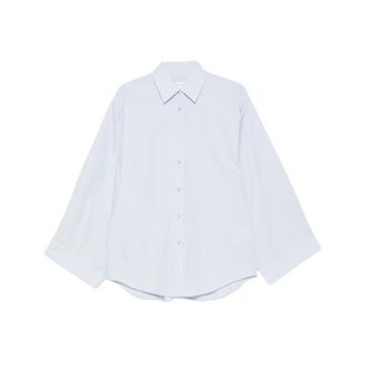 Frankie Shop Shirts, female, Blue, Size: S Tila Wide Sleeve Shirt