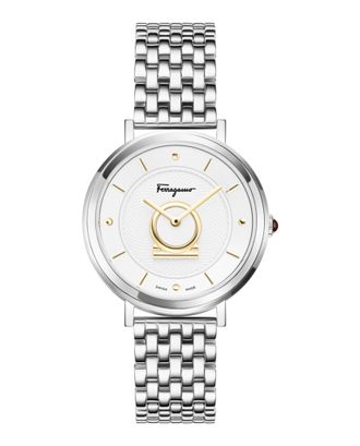 Ferragamo Minuetto Leather Watch
