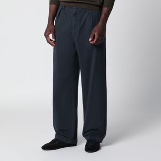 Prada Pantaloni blu in cotone