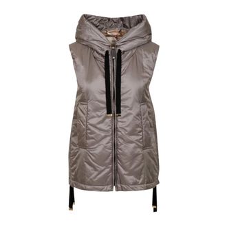Max Mara Dames, Jassen, Grijs, Maat: XS Zijde