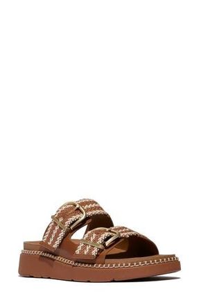 FitFlop Gen-FF Buckle Platform Sandal in Deep Tan/Paris Beige at Nordstrom Rack, Size 8.5