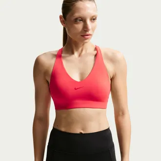 Nike Womens Universa -Support Padded Sport Bra in Red | IB9830-696