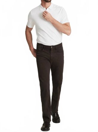 34 Heritage Courage Straight Leg Pants In Brunette Twill