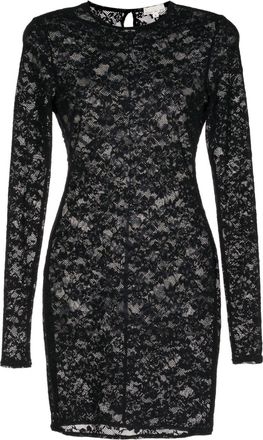 Fleur du Mal Le Stretch lace mini dress - women - Polyester - S - Black