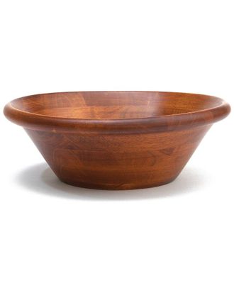 Lipper International Cherry Finish Round Rim Bowl
