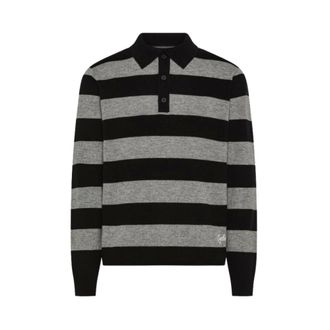 Cycle Polo Rayas 1106 - Tops - Hombre - Negro - M