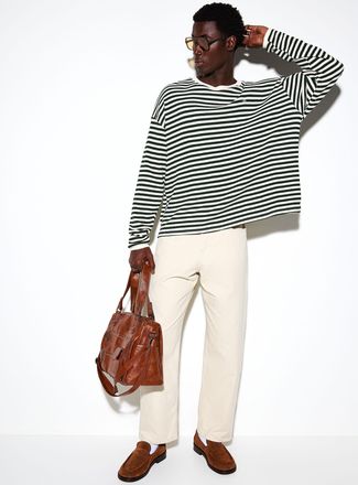 Le 31 Mens Beige jean Loose fit Imported from Seoul