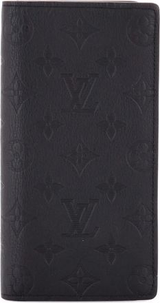 Louis Vuitton Brazza Wallet Monogram Shadow Leather small wallets - Nero
