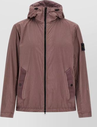 Stone Island hooded coat 4100001 adjustable hood pockets