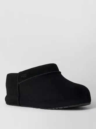 UGG shearling lined suede clogs