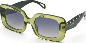Zadig&Voltaire Womens SZV423 51 M40X Sunglasses - Green - One Size