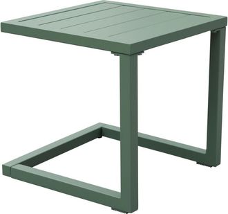 Happy Garden Tavolino barbados in alluminio verde salvia
