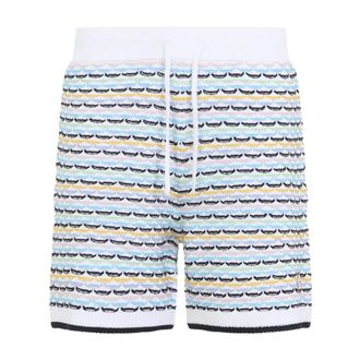 Casablanca Casual Shorts, male, Multicolor, Size: L Tuck Stitch Short