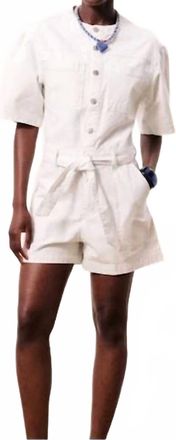 FRNCH Womens Sirena Romper In White