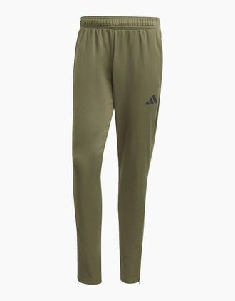 adidas Mens Sereno AEROREADY Regular Slim Tapered Pants - Tan - Size: 38/Regular