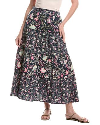 Ellen Tracy Challis Tiered Skirt