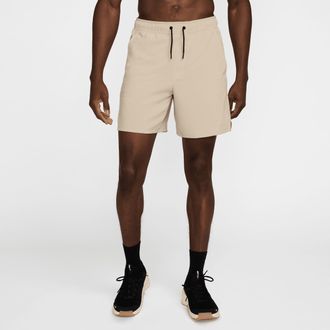 Nike Mens Unlimited Dri-FIT 7 Unlined Versatile Shorts in Brown | DV9340-251