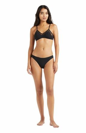 Vilebrequin Womens Solid Bra-Style Bikini Top in Noir at Nordstrom, Size Medium