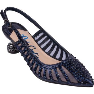 Lady Couture Rosita Slingback Pump in Navy at Nordstrom Rack, Size 12