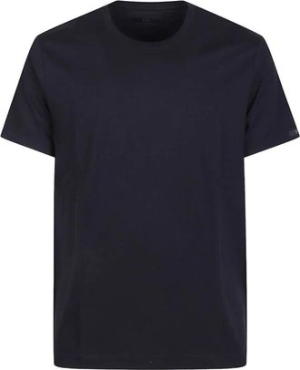 Fay T-shirt met ronde hals - Heren - T-shirts - Blauw - S - Katoen - Tops